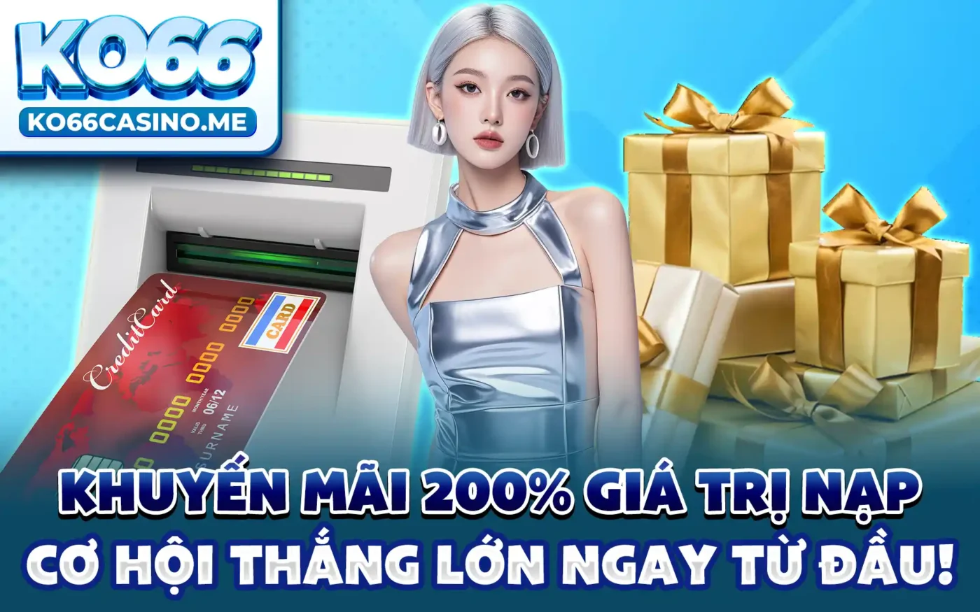Khuyến mãi 200% giá trị thẻ nạp KO66